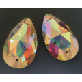 China Wholesale Reflective Crystal Teardrop Glass Beads